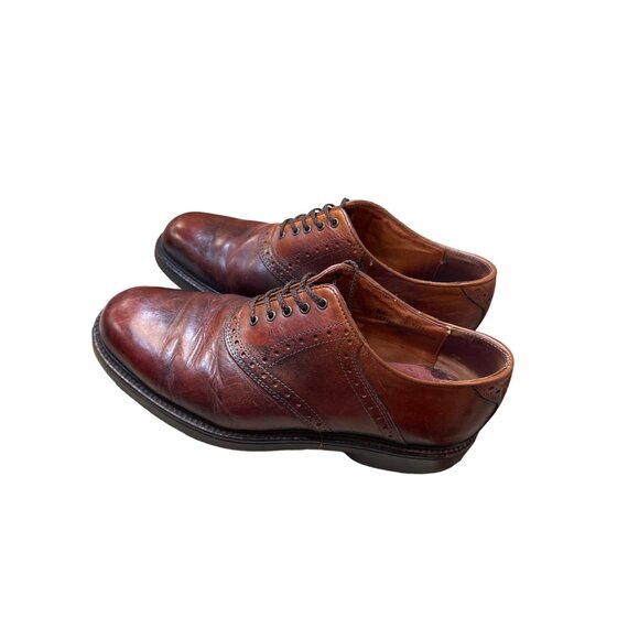 Johnston Murphy brown men’s shoes/loafer dress shoe lace up size 9.5 M SKU 2735 main image 8